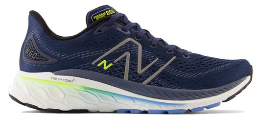 New Balance Men's M860N13 Navy Dark Silver - Grady’s Feet Essentials - New Balance