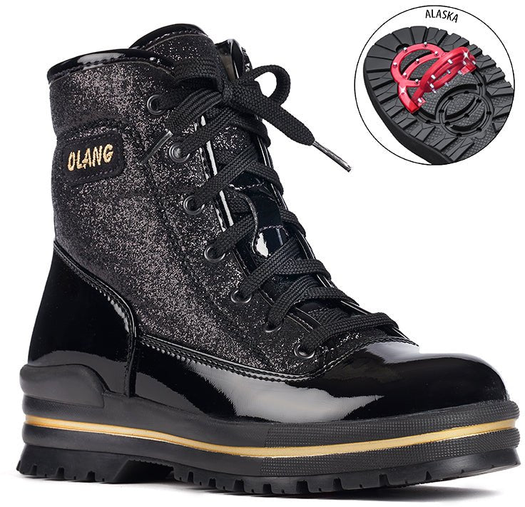 Olang Pop Black Sparkle - Grady’s Feet Essentials - Olang