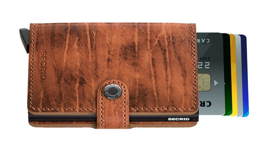 Secrid Mini Wallet Dutch Martin Whiskey - Grady’s Feet Essentials - Secrid