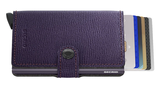 Secrid Mini Wallet Purple Crisple - Grady’s Feet Essentials - Secrid
