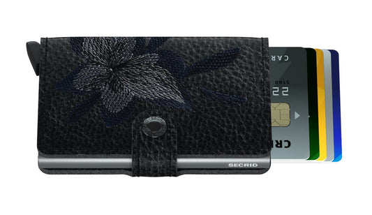 Secrid Mini Wallet Stitch Magnolia Black - Grady’s Feet Essentials - Secrid