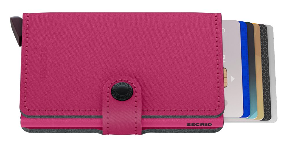 Secrid Mini Wallet Yard Powder Fuchsia - Grady’s Feet Essentials - Secrid