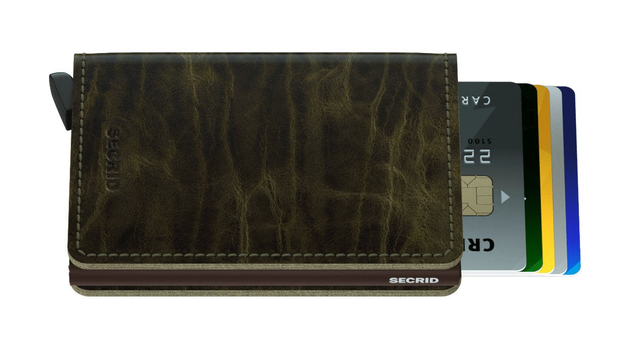 Secrid Slim Wallet Dutch Martin Olive - Grady’s Feet Essentials - Secrid