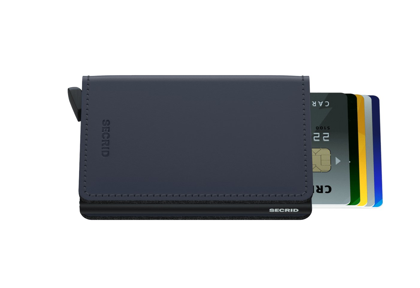 Secrid Slim Wallet Night Blue Matte Leather - Grady’s Feet Essentials - Secrid