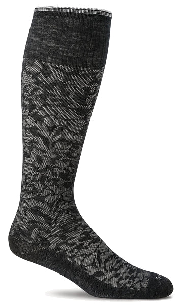 SockWell Women's Damask | Moderate Graduated Compression Socks - Grady’s Feet Essentials - SockWell