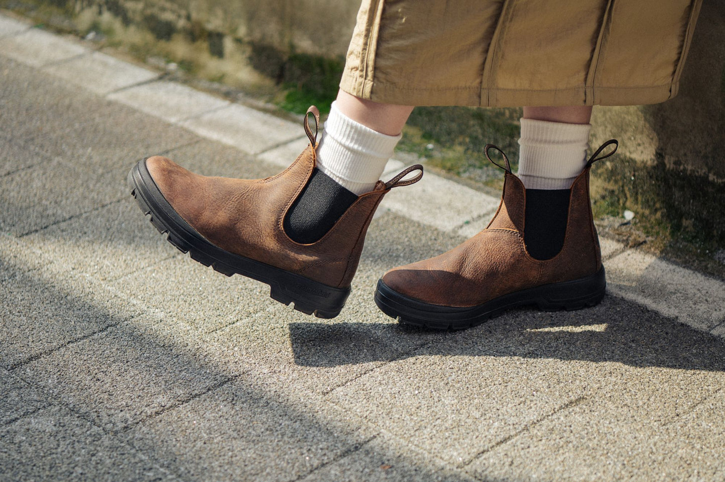 Blundstone Terrain 2630 - Suntan Leather | Lightweight, Durable Pull-On Boots