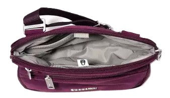 Baggallini Securtex Anti-Theft Crossbody Bag Mulberry