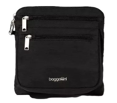 Baggallini Securtex Anti-Theft Crossbody Bag Black