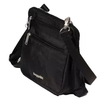 Baggallini Securtex Anti-Theft Crossbody Bag Black