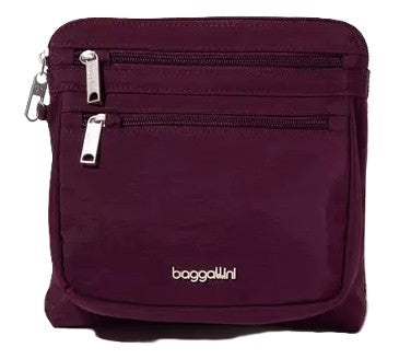 Baggallini Securtex Anti-Theft Crossbody Bag Mulberry