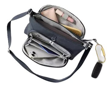 Baggallini Securtex Anti-Theft Keepsake Crossbody Bag French Navy