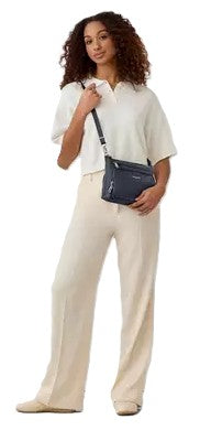 Baggallini Securtex Anti-Theft Keepsake Crossbody Bag Mulberry