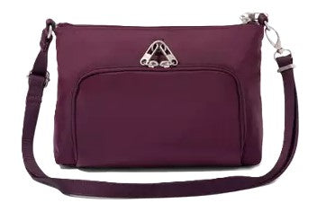 Baggallini Securtex Anti-Theft Keepsake Crossbody Bag Mulberry