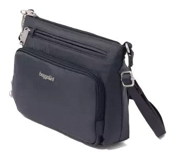 Baggallini Securtex Anti-Theft Keepsake Crossbody Bag French Navy