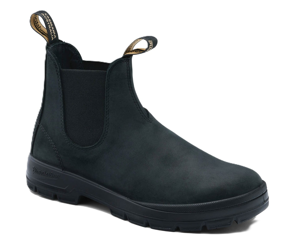 Blundstone Terrain 2633 - Black Nubuck Leather | Lightweight, Durable Pull-On Boots