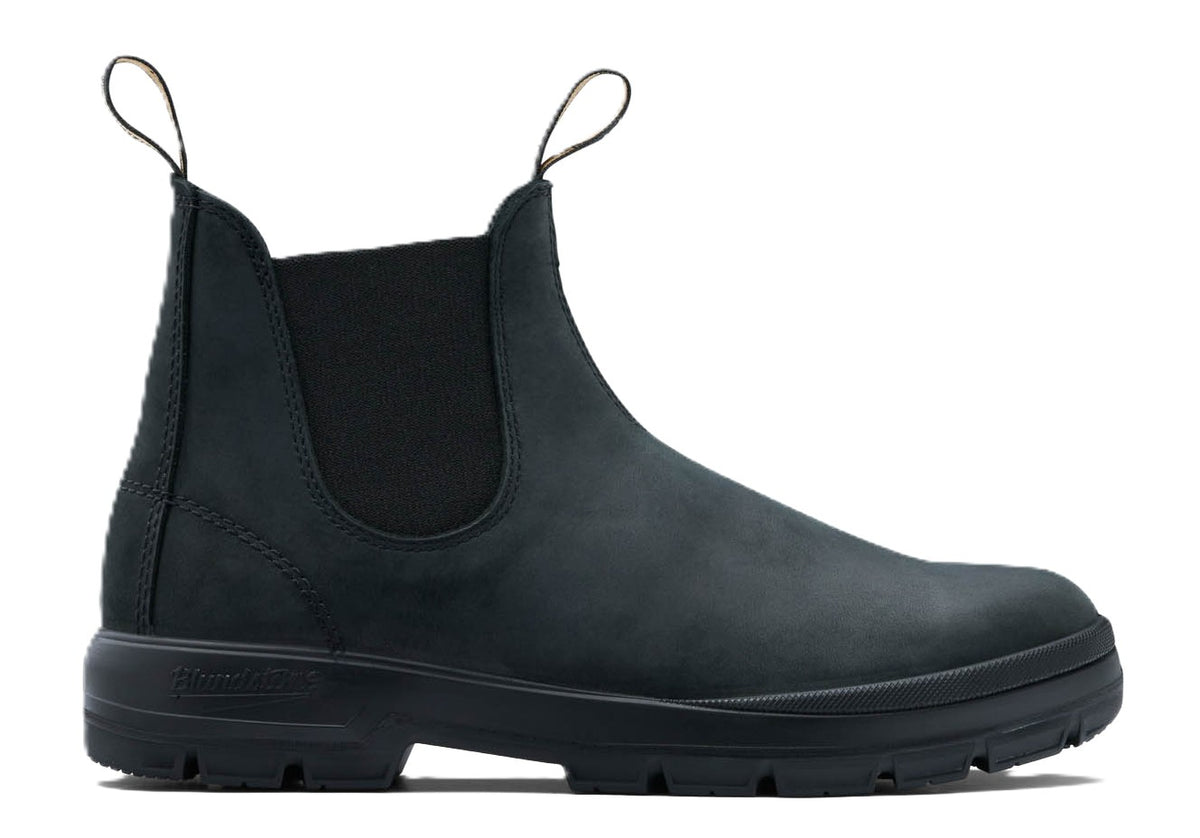 Blundstone Terrain 2633 - Black Nubuck Leather | Lightweight, Durable Pull-On Boots