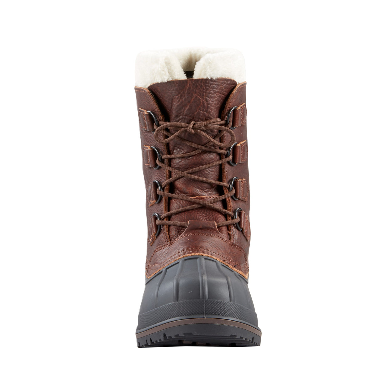 Baffin Canada Men's Winter Boot - Brown Leather with Rubber