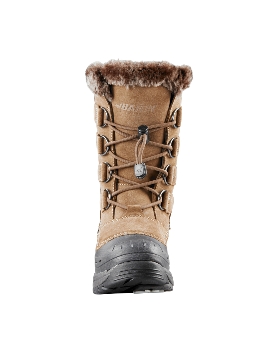 Baffin Chloe Women's Winter Boot - Taupe Suede Leather with Rubber