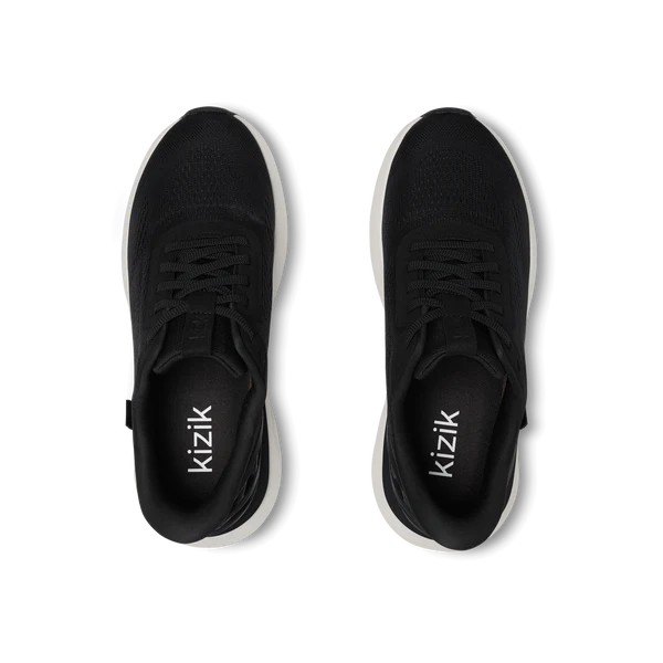 Kizik Men's Athens 2 - Black White | Hands-Free Step-In Shoes