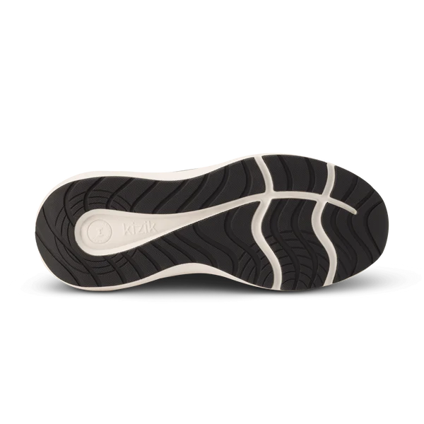 Kizik Men's Athens 2 - Black White | Hands-Free Step-In Shoes