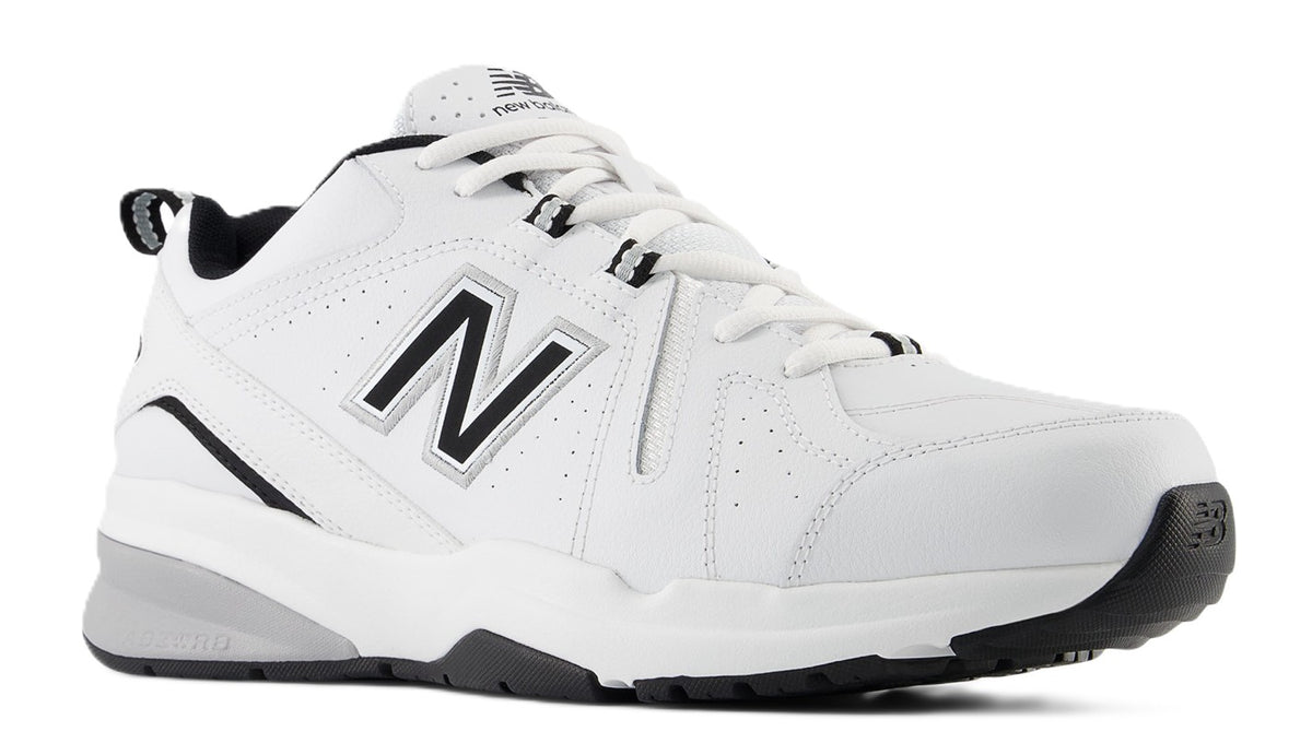 New Balance Men's MX608SB5 White with Black Lace Training Shoe