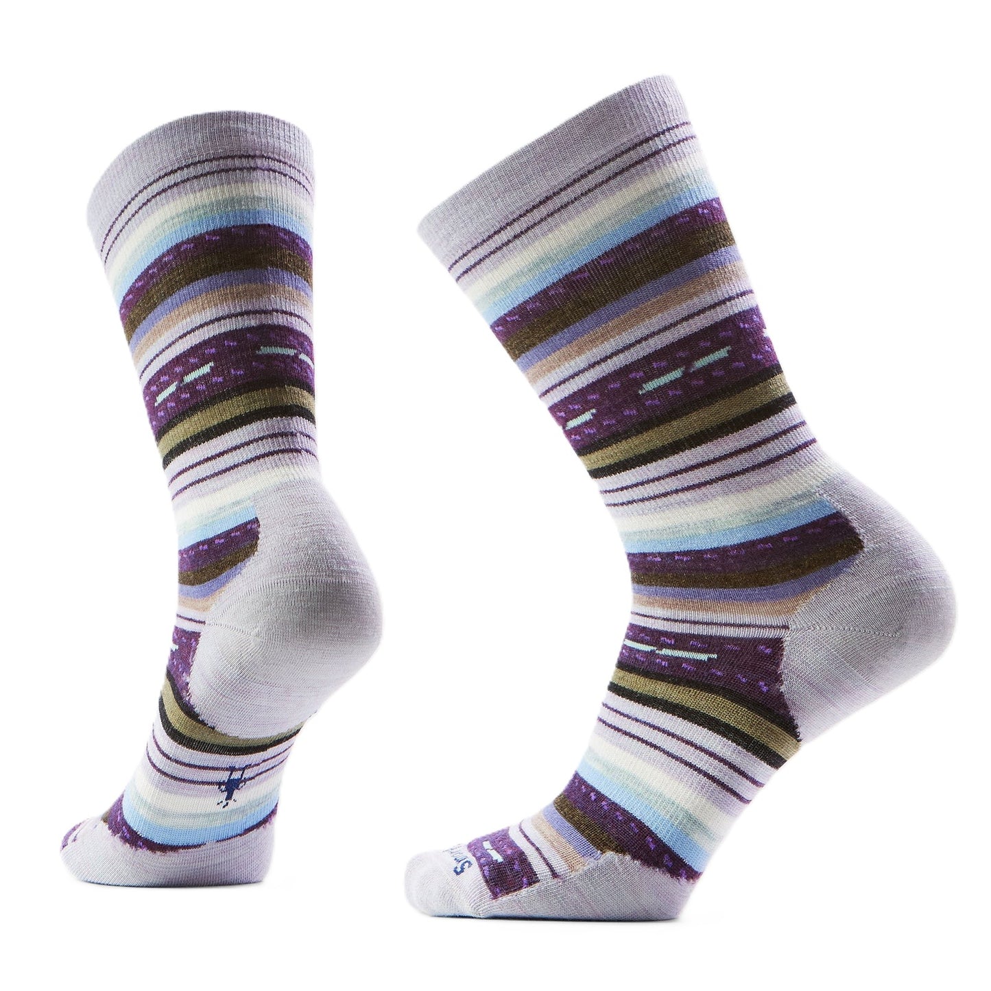 Smartwool Everyday Margarita Crew Socks - Purple eclipse | Zero Cushion