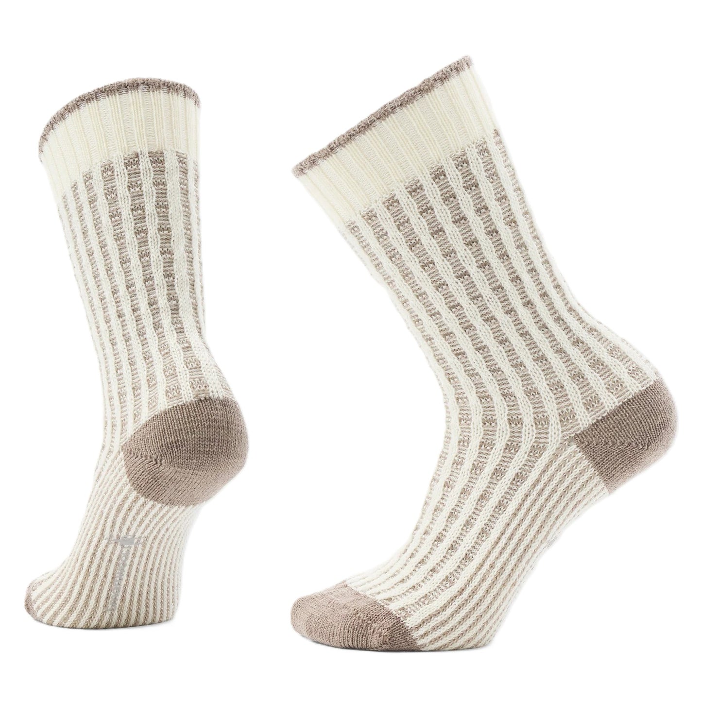 Smartwool Everyday Cozy Waffle Press Crew Socks - Natural | Light Cushion