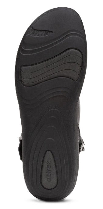 Aetrex Luna Ankle Boot - Black Leather | Removable Footbed - Grady’s Feet Essentials - Aetrex