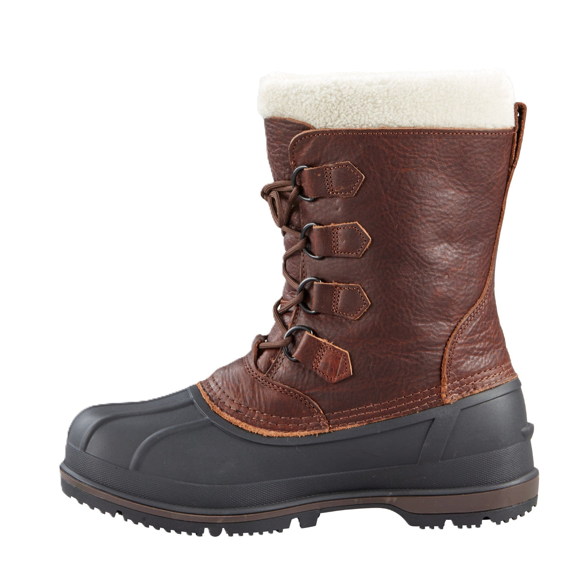 Baffin Canada Men's Winter Boot - Brown Leather with Rubber - Grady’s Feet Essentials - Grady’s Feet Essentials