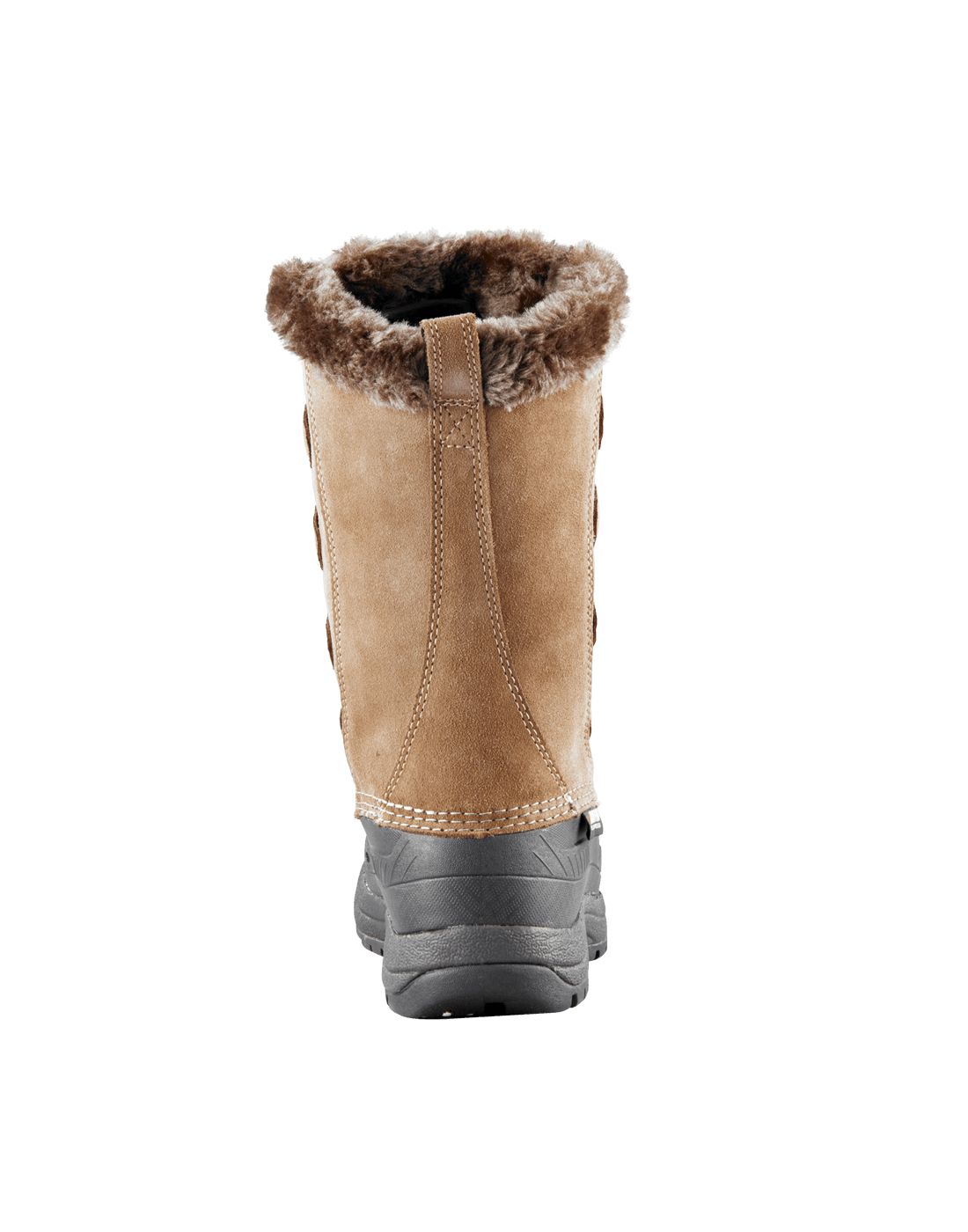Baffin Chloe Women's Winter Boot - Taupe Suede Leather with Rubber - Grady’s Feet Essentials - Baffin
