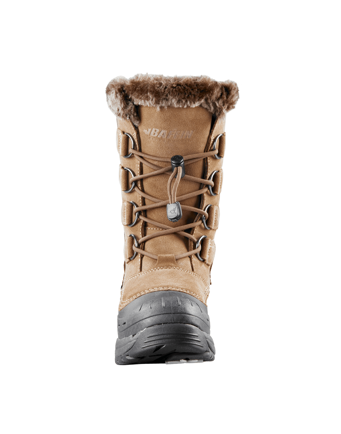 Baffin Chloe Women's Winter Boot - Taupe Suede Leather with Rubber - Grady’s Feet Essentials - Baffin