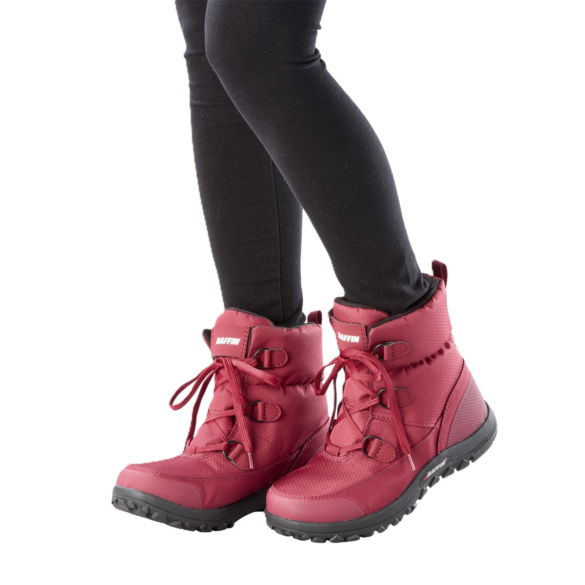 Baffin Mist Women's Winter Boot - Red with Lace - Grady’s Feet Essentials - Baffin