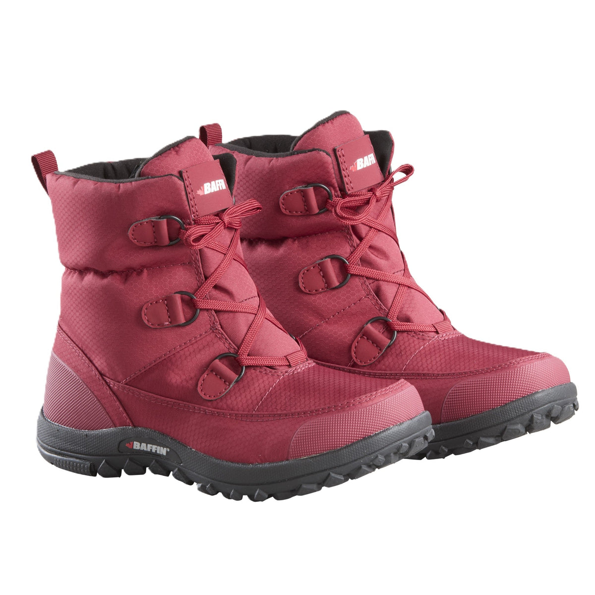 Baffin Mist Women's Winter Boot - Red with Lace - Grady’s Feet Essentials - Baffin