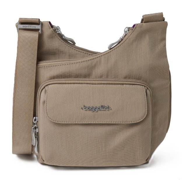 Baggallini Criss Cross Crossbody bag in Beach - Grady’s Feet Essentials - Baggallini