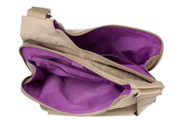 Baggallini Criss Cross Crossbody bag in Beach - Grady’s Feet Essentials - Baggallini