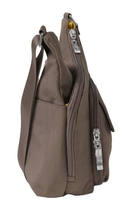 Baggallini Criss Cross Crossbody Portabello - Grady’s Feet Essentials - Baggallini