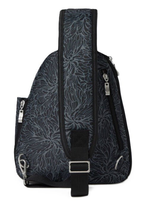 Baggallini Medium Sling Midnight Blossom - Grady’s Feet Essentials - Baggallini