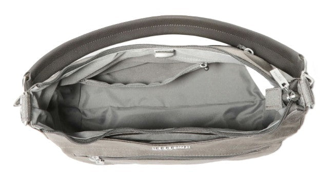 Baggallini Modern Pocket Half Moon Bag in Stirling Shimmer - Grady’s Feet Essentials - Baggallini