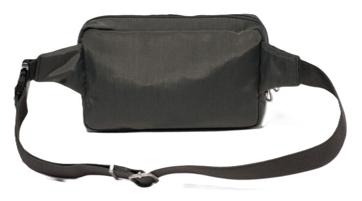 Baggallini Securtex Anti - Theft Belt Bag Sling Charcoal - Grady’s Feet Essentials - Baggallini