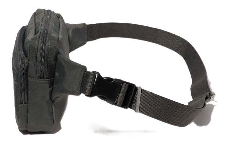 Baggallini Securtex Anti - Theft Belt Bag Sling Charcoal - Grady’s Feet Essentials - Baggallini