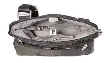 Baggallini Securtex Anti-Theft Crossbody Bag Charcoal - Grady’s Feet Essentials - Baggallini