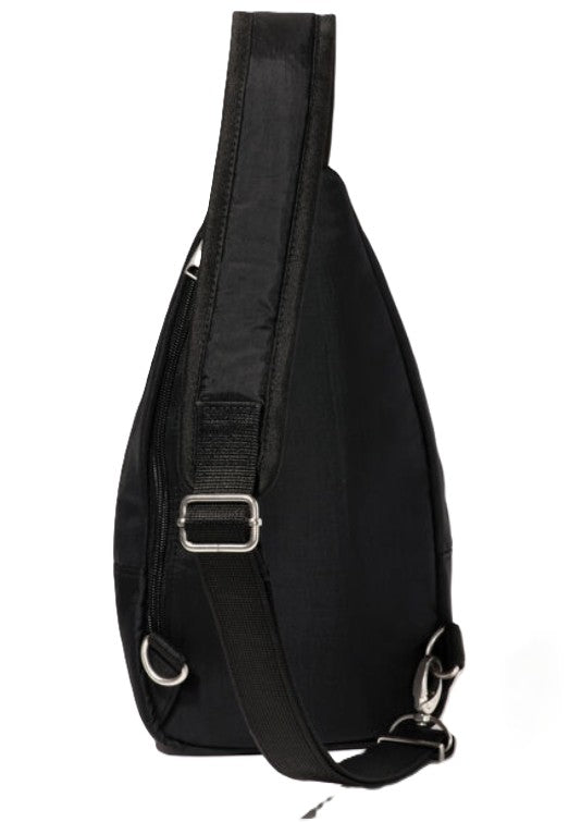 Baggallini Securtex Anti - Theft Daytripper Sling Black - Grady’s Feet Essentials - Baggallini