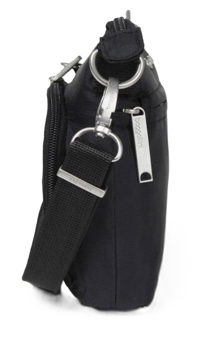 Baggallini Securtex Anti - Theft Memento Crossbody Bag Black - Grady’s Feet Essentials - Baggallini