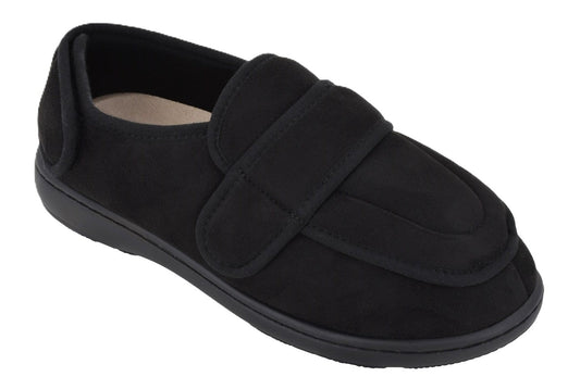 Biotime Deacon Slipper - Black Microsuede | 3 - way Adjustability - Grady’s Feet Essentials - Biotime