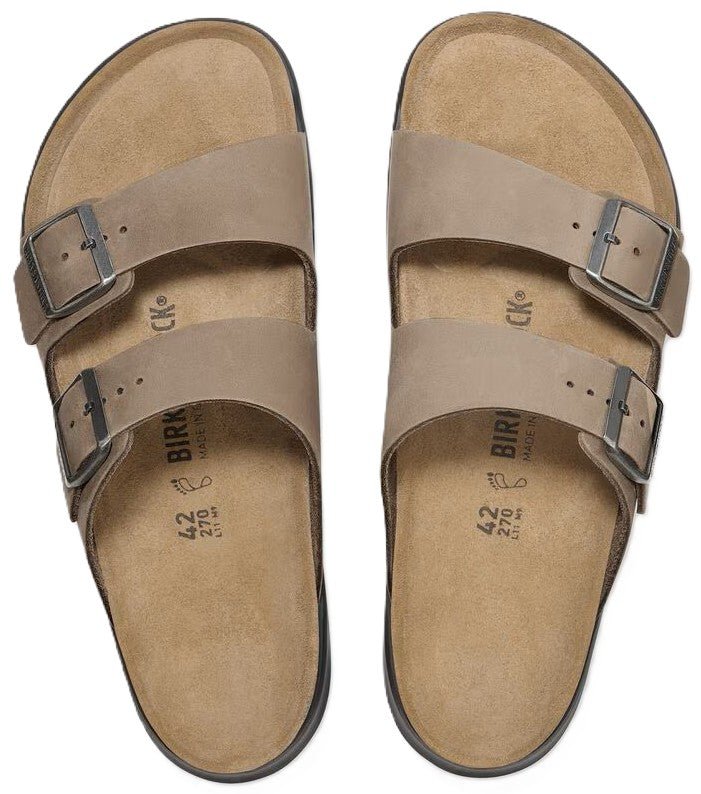 Birkenstock Arizona Rugged - Tobacco Brown Oiled Leather | Polyurethane Sole - Grady’s Feet Essentials - Birkenstock