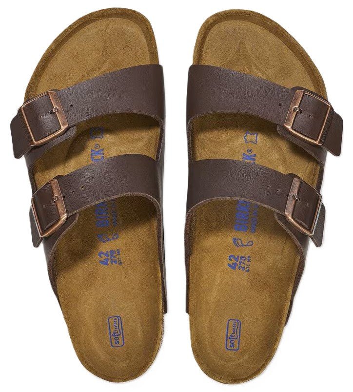 Birkenstock Arizona Sandals - Dark Brown Birko - Flor | Soft Footbed - Grady’s Feet Essentials - Birkenstock