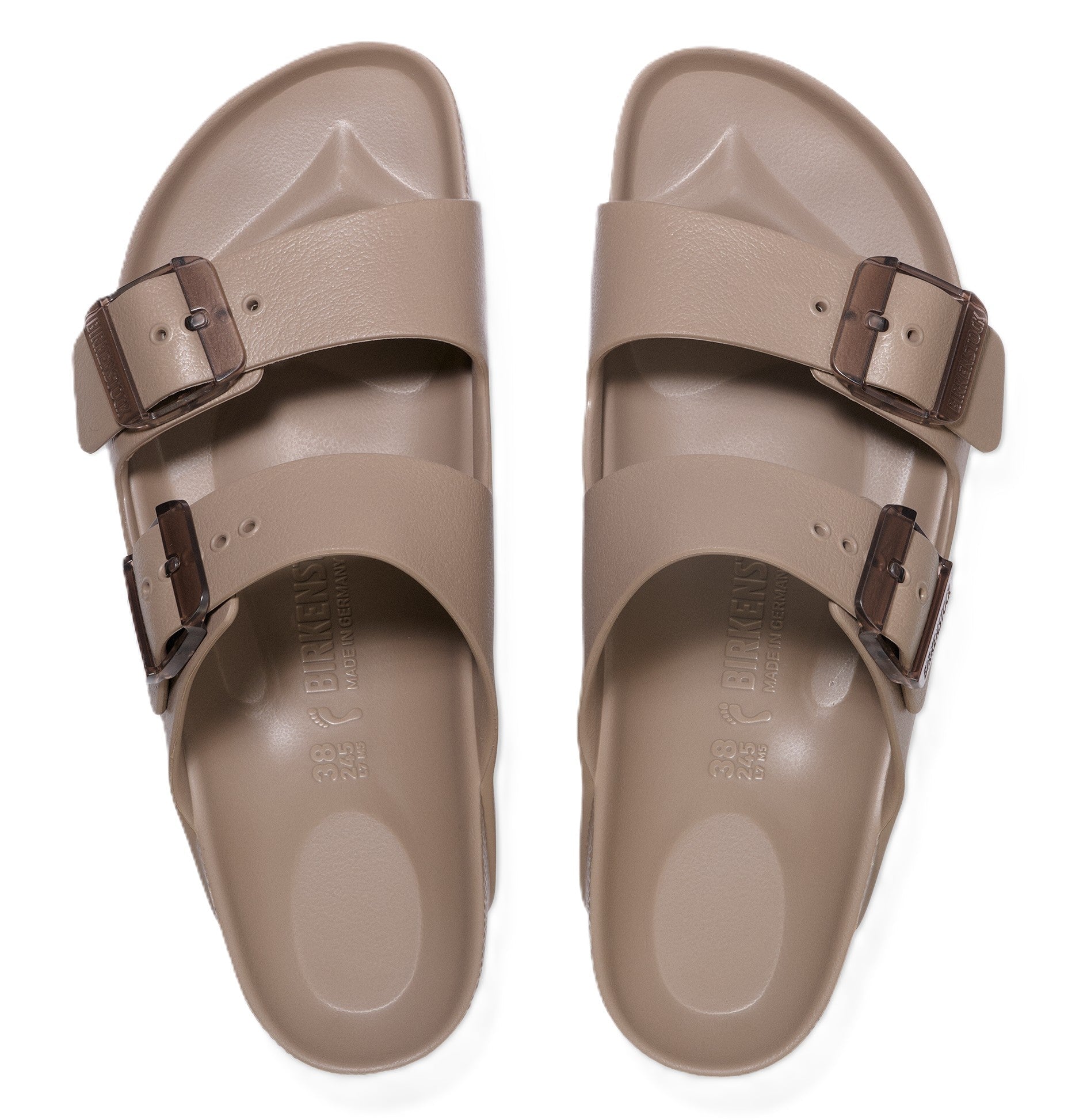 Birkenstock Arizona Sandals - Grey Taupe EVA Essentials | Waterproof Slides - Grady’s Feet Essentials - Birkenstock