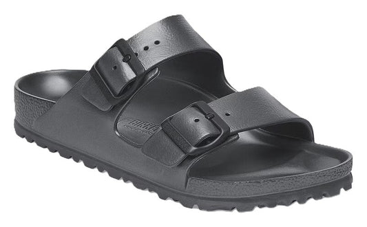 Birkenstock Arizona Sandals - Metallic Anthracite EVA Essentials | Waterproof Comfortable Slides - Grady’s Feet Essentials - Birkenstock