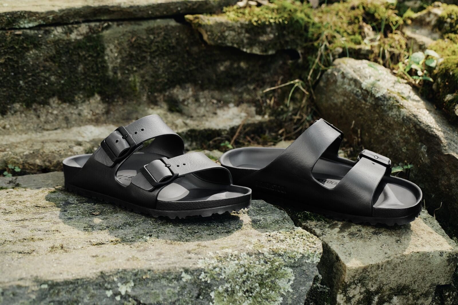 Birkenstock Arizona Sandals - Metallic Anthracite EVA Essentials | Waterproof Comfortable Slides - Grady’s Feet Essentials - Birkenstock