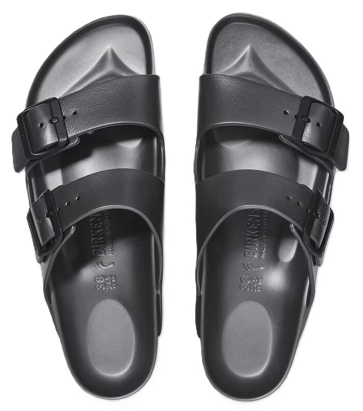 Birkenstock Arizona Sandals - Metallic Anthracite EVA Essentials | Waterproof Comfortable Slides - Grady’s Feet Essentials - Birkenstock